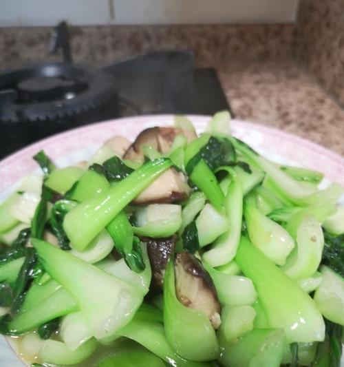 美味香菇油菜烧豆腐的做法（用最简单的方作最美味的素菜）