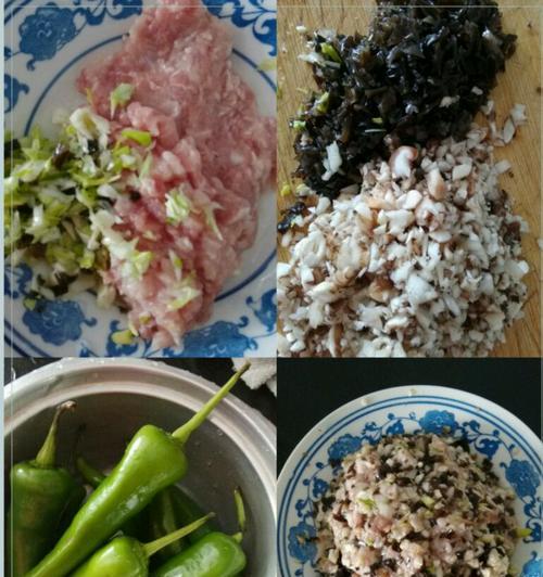 家常美食——香菇肉酿尖椒（健康营养）