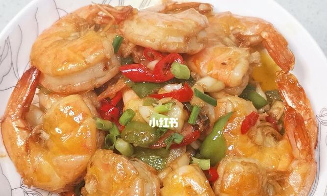 美食制作（口感鲜美的饭虾）