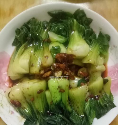 虾仁小白菜面的做法（家庭美食）